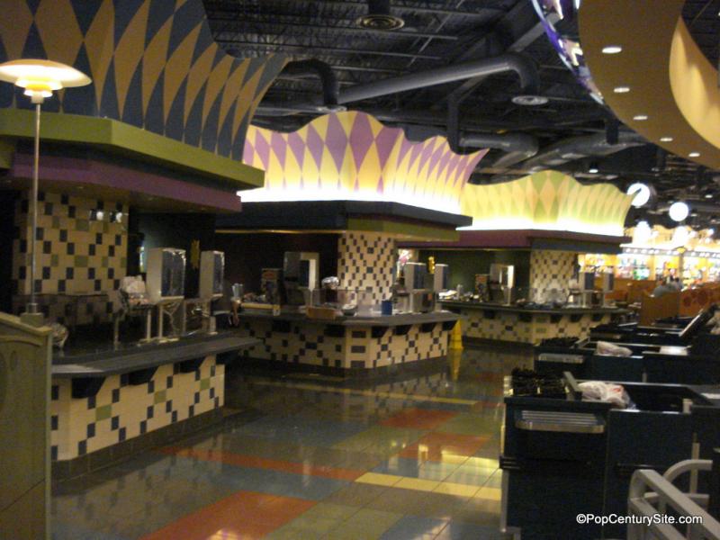 Food Court Condiment and Drinks Stations